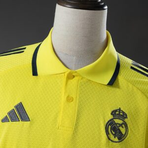 Real Madrid 25_26 POLO - Yellow – Replica Football Soccer Shirt – S–XXL