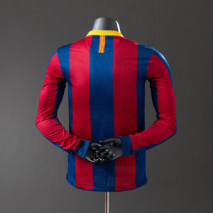 Barcelona 2010/11 Home Long Sleeve Player Version Retro Jersey – Vintage Replica