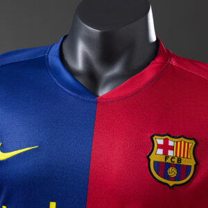Barcelona 08/09 Home Player Version Retro Jersey – Vintage Replica Football Socc