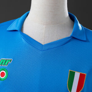 Napoli 1987/88 Home Long Sleeve Retro Jersey – Replica Football Soccer Shirt – S