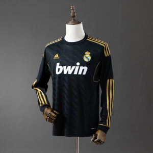 Real Madrid 2011/12 Away Retro Long Sleeve Jersey – Vintage Replica Football Soc
