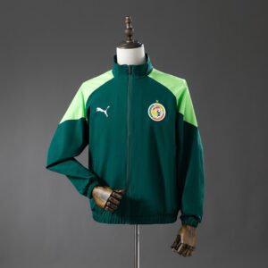 Senegal 2026 Windbreaker – Dark Green – Replica Football Soccer Jacket – S–3XL