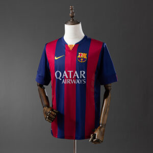 Barcelona 2014/15 Home Retro Jersey – Vintage Replica Football Soccer Shirt – Si