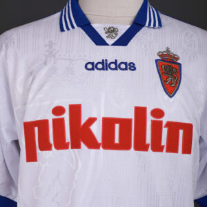 Retro Real Zaragoza 1997/98 Home Jersey – Vintage Replica Football Soccer Shirt