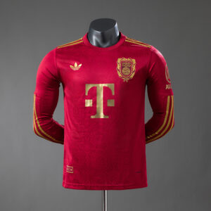 Bayern Munich 25_26 125th Anniversary Long-sleeved Player Version – Replica Foot