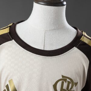 Flamengo 26/27 Kids Kit Training – Brown Jersey – Replica Football Soccer Kit –