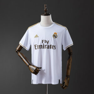Real Madrid 2019/20 Home Retro Jersey – Vintage Replica Football Soccer Shirt –