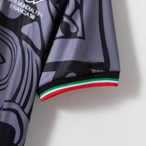 Retro 1998 Mexico Black Jersey – Vintage Replica Football Soccer Shirt – S–XXL