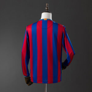 Barcelona 2009/10 Home Long Sleeve Retro Jersey – Vintage Replica Football Socce