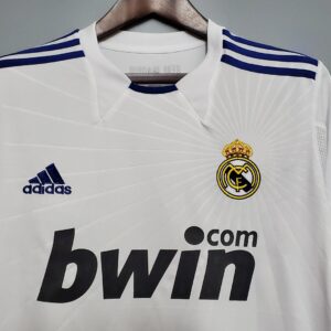 10/11 Real Madrid Long Sleeve Home Retro Jersey – Vintage Replica Football Socce