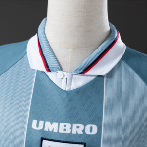 England 1996 Away Long Sleeve Retro Jersey – Classic Football Shirt – S–XXL