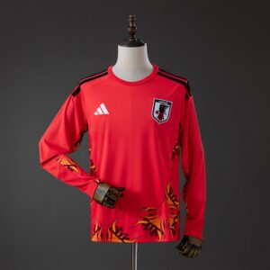 Japan 2026 GK - Red Long-Sleeved Jersey – Replica Football Soccer Shirt – S–4XL