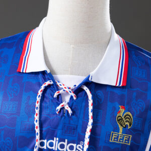 France 1996 Home Retro Jersey – Replica Football Soccer Shirt – S–XXL