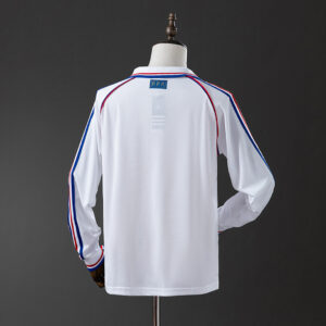 France 1998 Away Long Sleeve Retro Jersey – Replica Football Soccer Shirt – S–XX