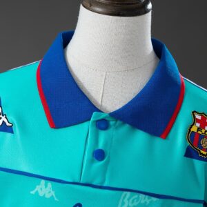 Barcelona 92_95 Away Retro Kids Kit Jersey – Replica Football Soccer Shirt – Siz