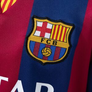 Barcelona 14_15 Home Retro Kids Kit Jersey – Replica Football Soccer Shirt – Siz