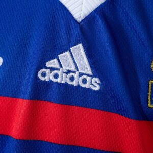France 1998 Home Retro Kids Kit Jersey – Replica Football Soccer Shirt – Size 16