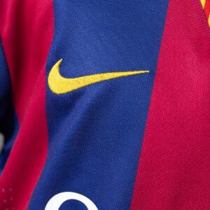 Barcelona 14_15 Home Retro Long-Sleeve Kids Kit Jersey – Replica Football Soccer
