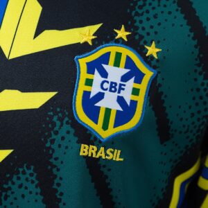 Brazil 96_97 Goalkeeper Retro Long Sleeve Jersey – Replica Football Soccer Shirt