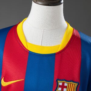 Barcelona 10_11 Home Retro Kids Kit Jersey – Replica Football Soccer Shirt – Siz