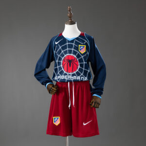 Atletico Madrid 04_05 Away Retro Long-Sleeve Kids Kit Jersey SIZE 16-28_23796673
