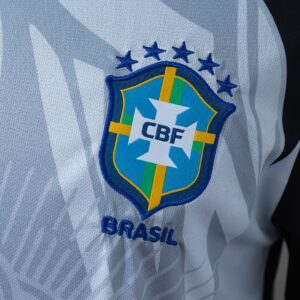 Brazil 2026 Christ the Savior - Gray Jersey – Replica Football Soccer Shirt – S–