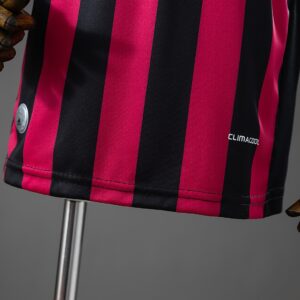 AC Milan 09_10 Home Retro Long Sleeve Kids Kit Jersey – Replica Football Soccer