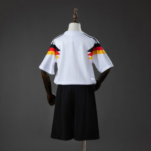 Germany 1990 Home Retro Kids Kit Jersey – Replica Football Soccer Shirt – Size 1