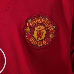 M-U 26_27 Home Kids Kit Jersey – Replica Football Soccer Shirt – Size 16–28