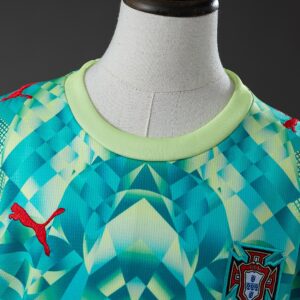 Portugal 2026 GK-Green Kids Kit Jersey – Replica Football Soccer Shirt – Size 16