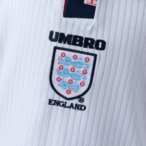 England 1998 Home Retro Long-Sleeved Kids Kit Jersey – Replica Football Soccer S