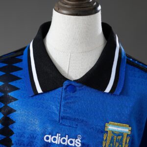 Argentina 1994 Away Retro Kids Kit Jersey – Replica Football Soccer Shirt – Size