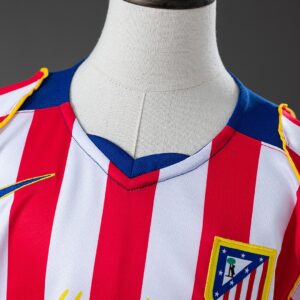 Atletico Madrid 04_05 Home Retro Long Sleeve Kids Kit Jersey – Replica Football