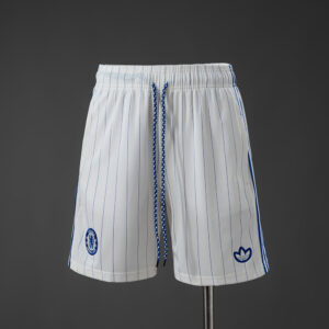 Chelsea Terrace Icons Shorts Off-White – Replica Football Soccer Shorts – S–XXL