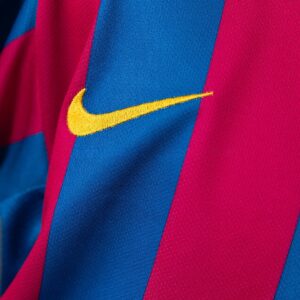 Barcelona 05_06 Home Retro Long Sleeve Kids Kit Jersey – Replica Football Socce