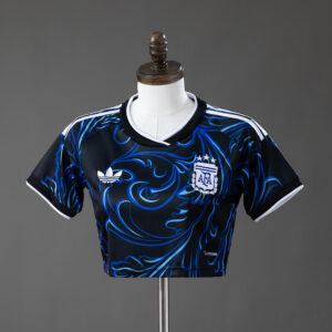 Argentina 2026 Away Women's Crop Top Style Jersey – Replica Football Soccer Shir