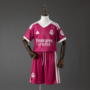 Real Madrid 26_27 Third Away Kids Kit Jersey – Replica Football Soccer Shirt – S