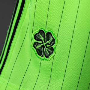 Celtic Terrace Icons Shorts Fluorescent Green – Replica Football Soccer Shorts –