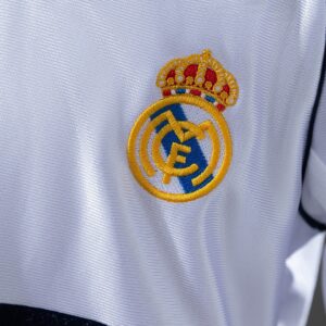 Real Madrid 98_00 Home Retro Kids Kit Jersey – Replica Football Soccer Shirt – S