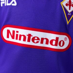 Fiorentina 98_99 Home Retro Kids Kit Jersey – Replica Football Soccer Shirt – Si