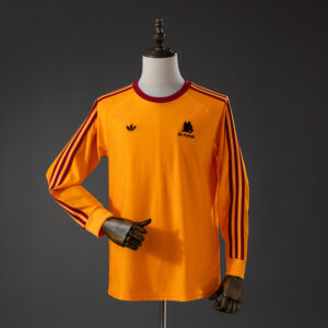Roma Terrace Icons Long Sleeve T-Shirt Orange – Replica Football Casual Wear – S