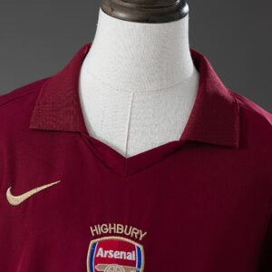 Arsenal 05_06 Home Retro Long Sleeve Kids Kit Jersey – Replica Football Soccer S