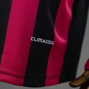 AC Milan 09_10 Home Retro Long Sleeve Kids Kit Jersey – Replica Football Soccer