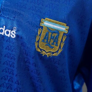 Argentina 1994 Away Retro Kids Kit Jersey – Replica Football Soccer Shirt – Size