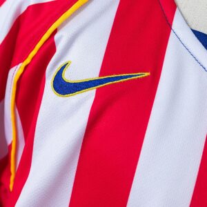 Atletico Madrid 04_05 Home Retro Long Sleeve Kids Kit Jersey – Replica Football