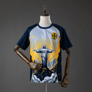Brazil 2026 Christ the Savior - Yellow Jersey – Replica Football Soccer Shirt –