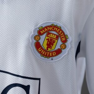 M-U 08_09 Away (League Edition) Retro Kids Kit Jersey – Replica Football Soccer