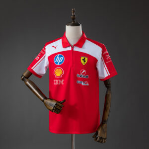 Ferrari 2026 F1 Official Replica Polo – Motorsport Team Polo Shirt – S–5XL