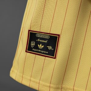 Arsenal Terrace Icons T-Shirt Yellow – Replica Football Casual Wear – S–XXL