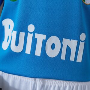 Napoli 87_88 Home Retro Kids Kit Jersey – Replica Football Soccer Shirt – Size 1